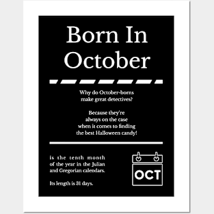 Born In October Posters and Art